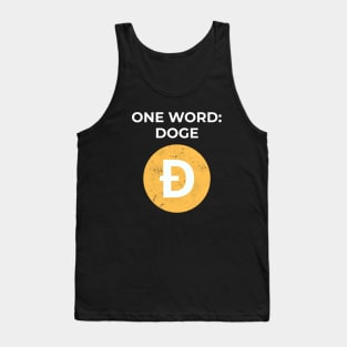 Dogecoin - One Word: Doge Tank Top